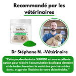 Poudre Dentaire - Haleine Fraîche et Dents Saines (60 Dosettes (120g) - Doseur Inclus - Pour Chien de plus de 3 mois)