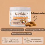 Complément Anti-Démangeaisons pour Chien (60 Délicieuses Friandises Naturelles au Poisson) -