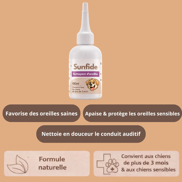 Nettoyant d'oreilles pour chien (100 ml)